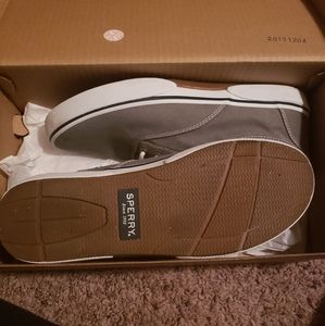 sperry halyard ll sw ash grey